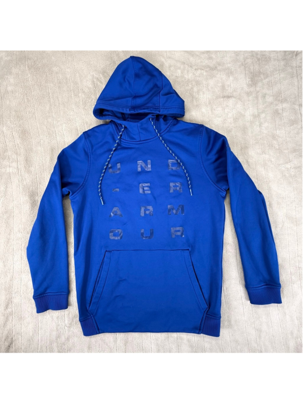 Men's Under‎ Armour Blue ColdGear Hoodie Small